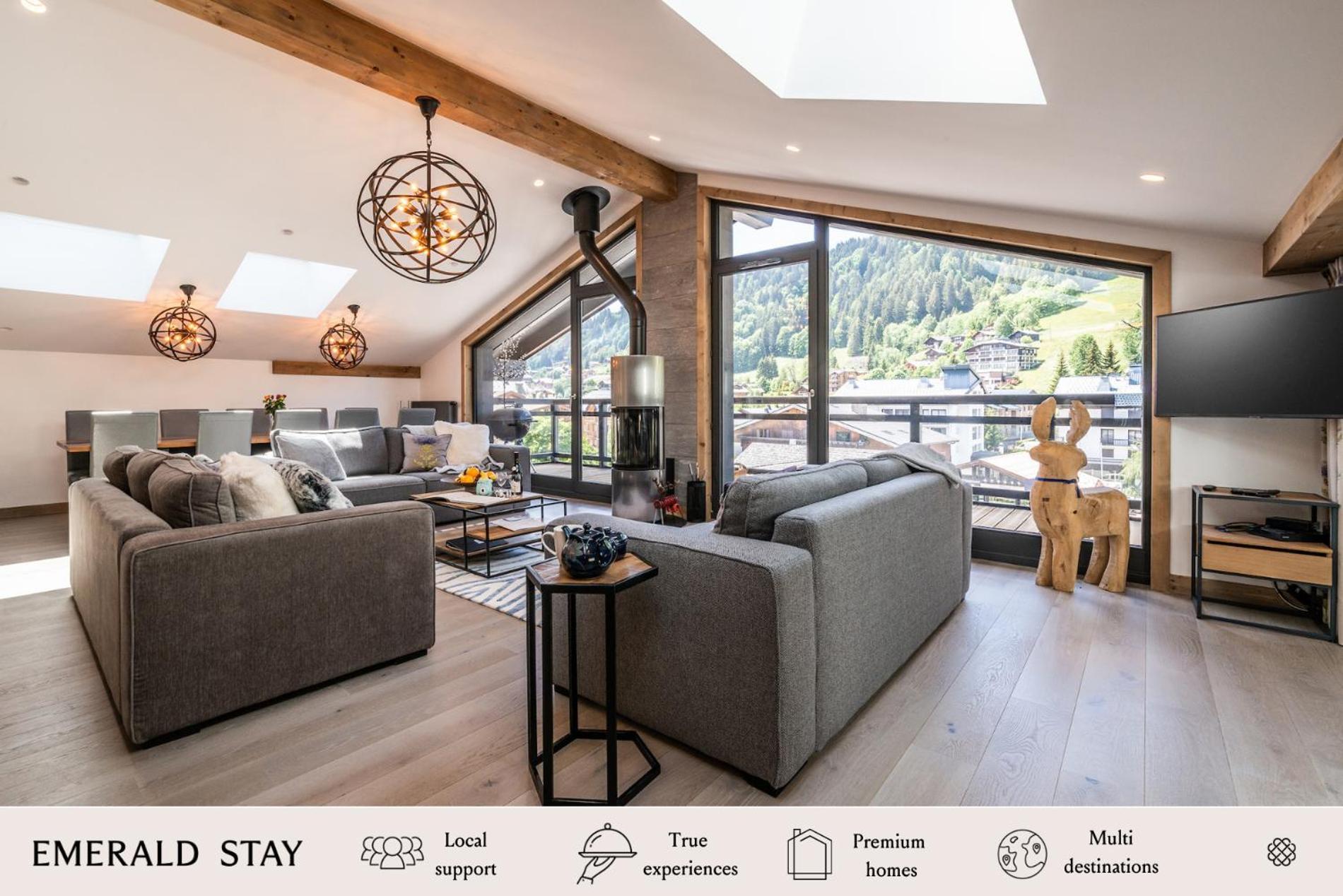 Ozigo Penthouse Les Gets - By Emerald Stay Dış mekan fotoğraf